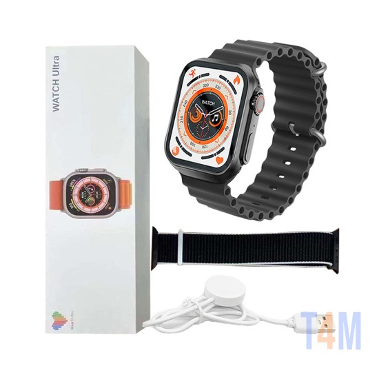 Smartwatch NW8 Ultra Max 2,02" 49MM Série 8 Preto